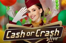Cash or Crash wheel game by Evolution Gaming