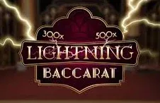 Lightning Baccarat live with boosted payouts by Evolution Gaming