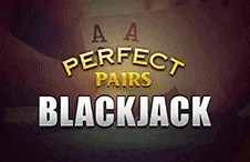 Blackjack Perfect Pairs side bet on matching cards